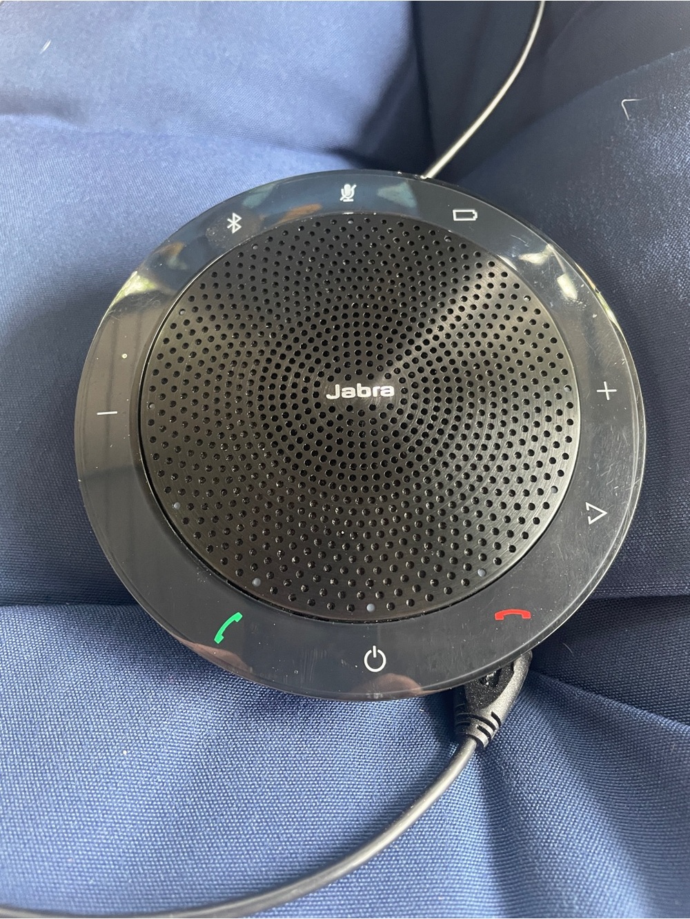 Black Portable Bluetooth Conference Speaker